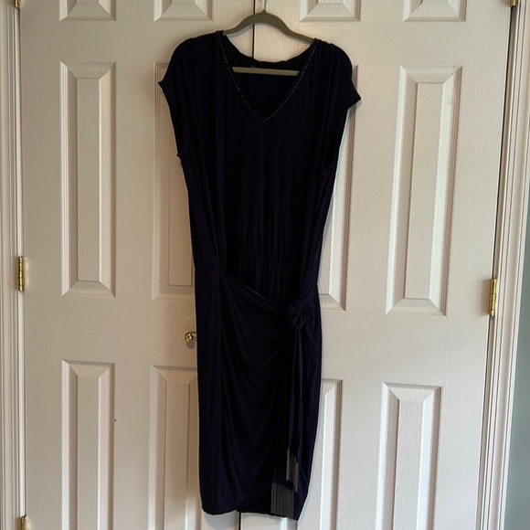 WHBM women’s navy blue dress. Bought last year. Wore one time! Brand new! - Picture 1 of 6